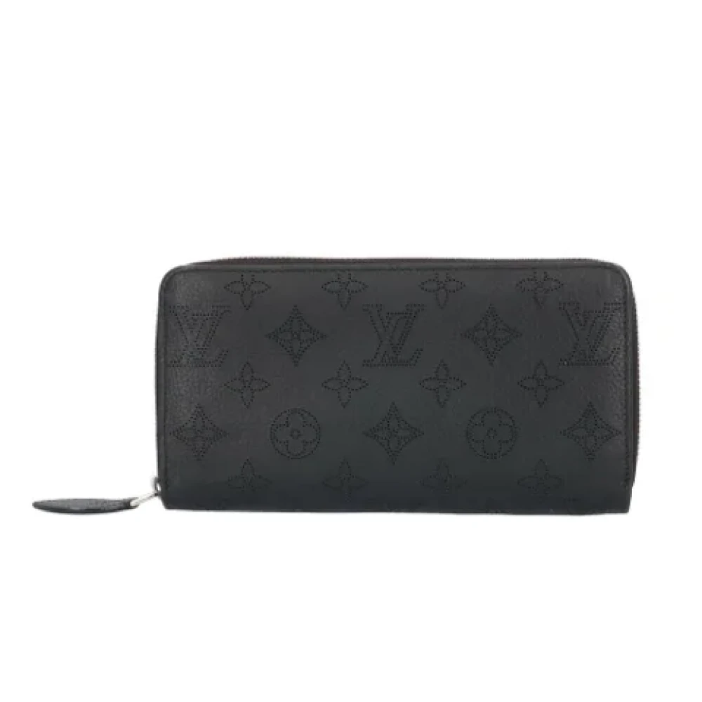 Louis Vuitton Vintage Pre-owned Leather wallets Black Dames