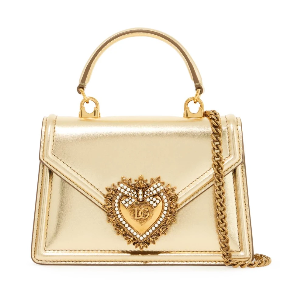 Dolce & Gabbana Mini tas met Heilig Hart Yellow Dames