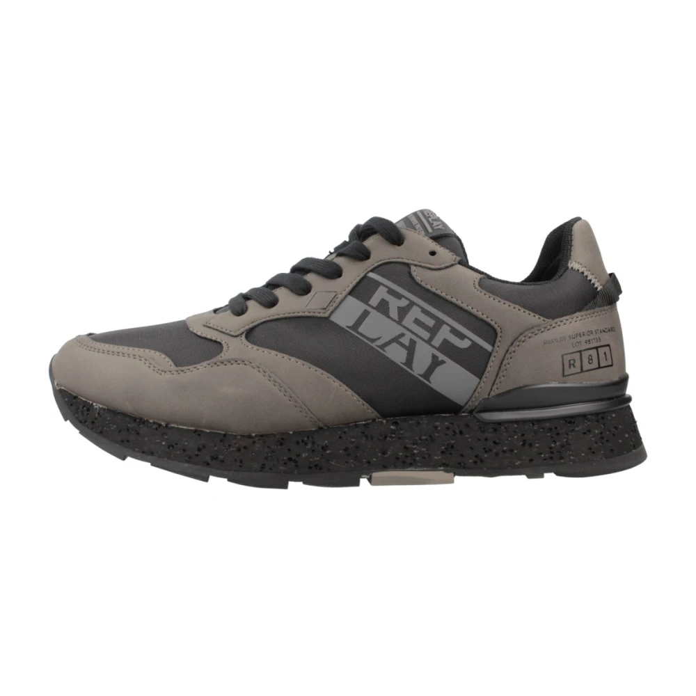 Replay Snörning Sneakers Gray, Herr