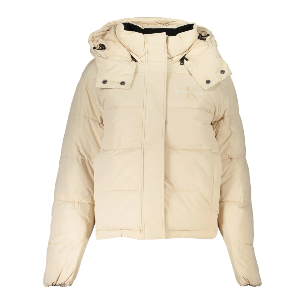 Calvin Klein Women's Beige Clothing - Winter Jackets - Xl- Jackets