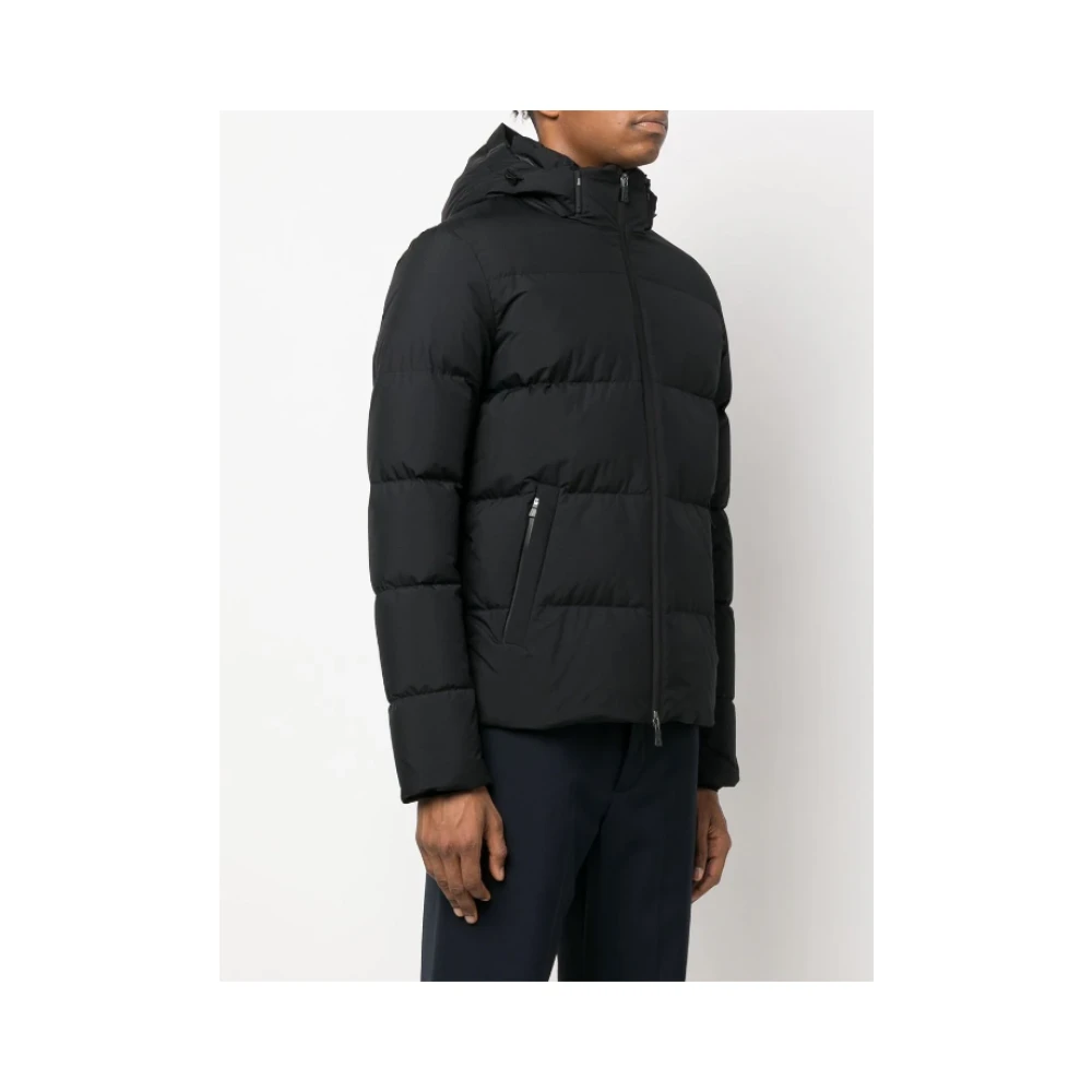 Herno Zwarte Gore-Tex Infinium Windstopper Bomberjack Black Heren