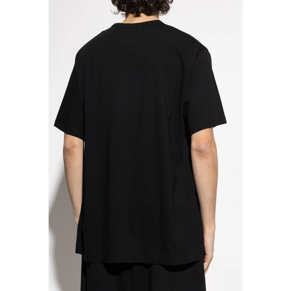 Y-3 Katoenen T-shirt met print Black Heren