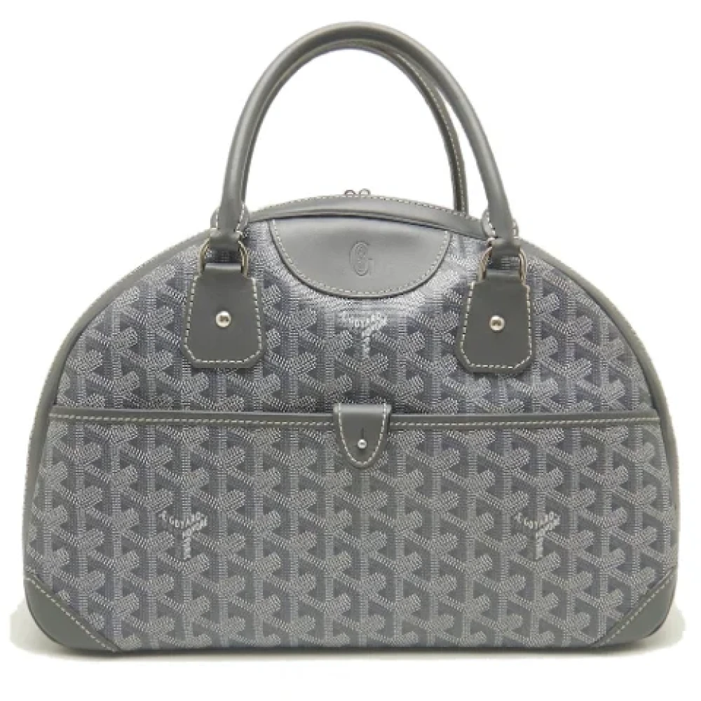 Goyard Vintage Pre-owned Canvas handbags Gray Dames