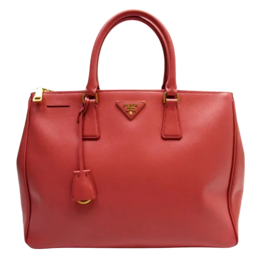 Prada Vintage Pre-owned Leather prada-bags Pink Dames