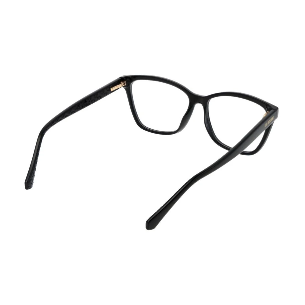 Love Moschino Zwarte Cat Eye Optische Frames Black Dames