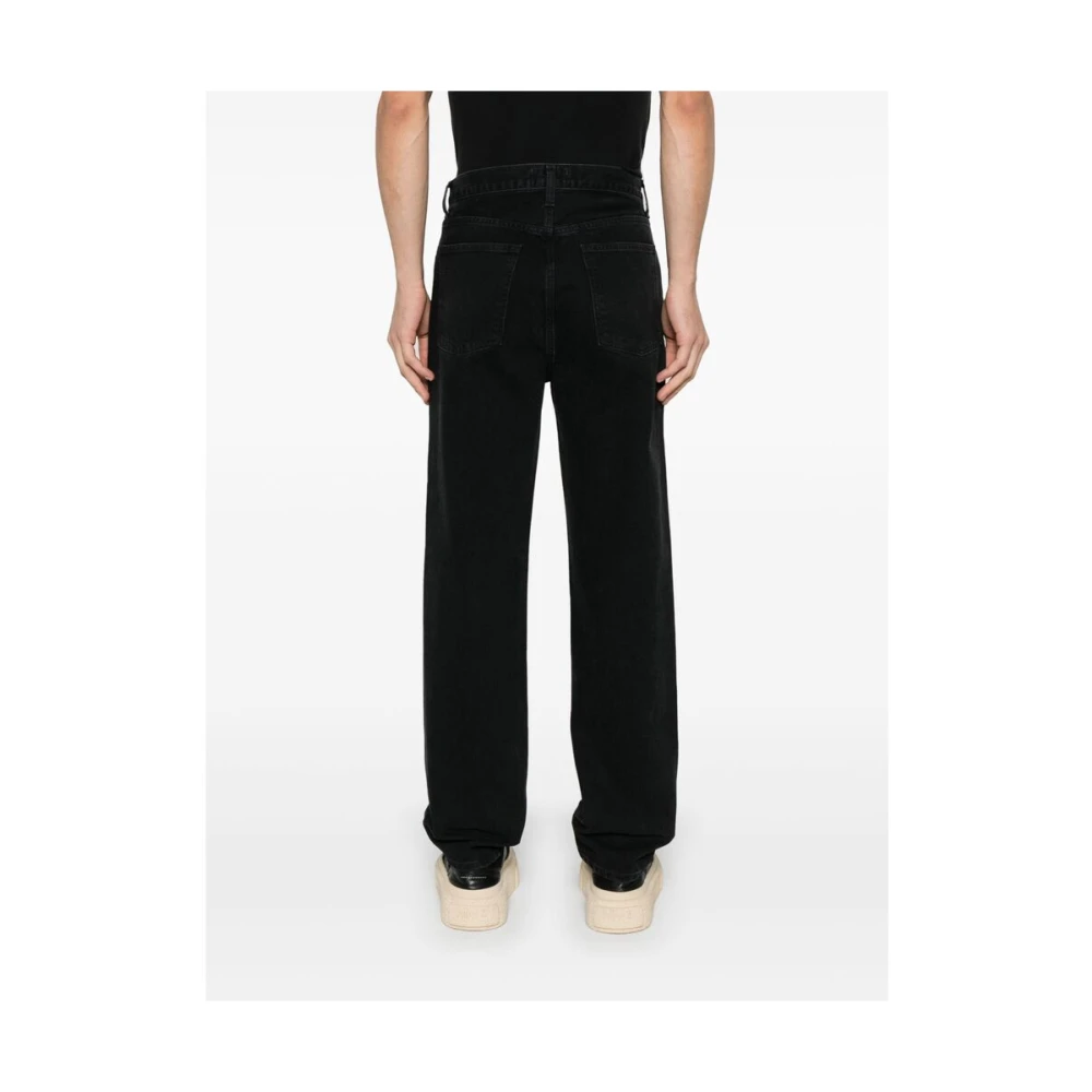 Agolde Zwarte Klassieke Five-Pocket Jeans Black Heren