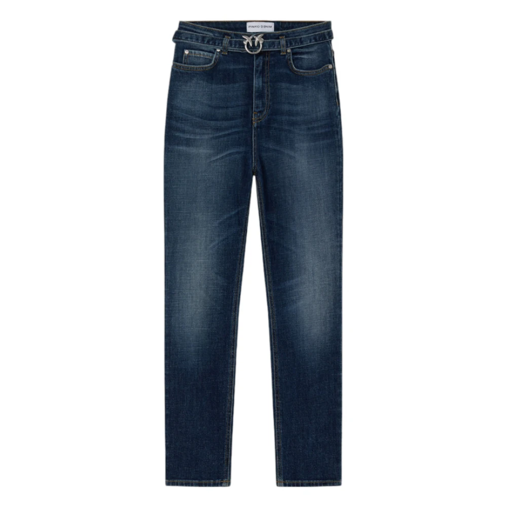 pinko Slim-fit Denim Jeans Blue Dames