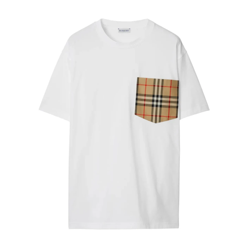 Burberry Donna Bianco Top, S, New,