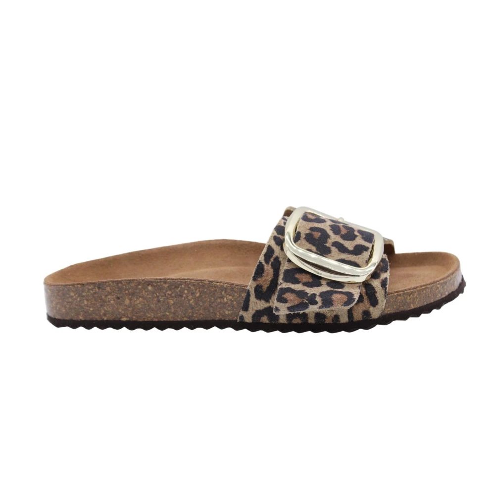 Geox Women's Brown Poeto Slipper - Sliders - 4 Uk - Shoes