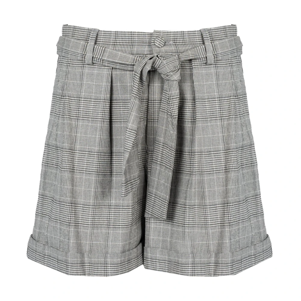 Liu Jo Donna Grigio Eleganti Shorts A Vita Alta