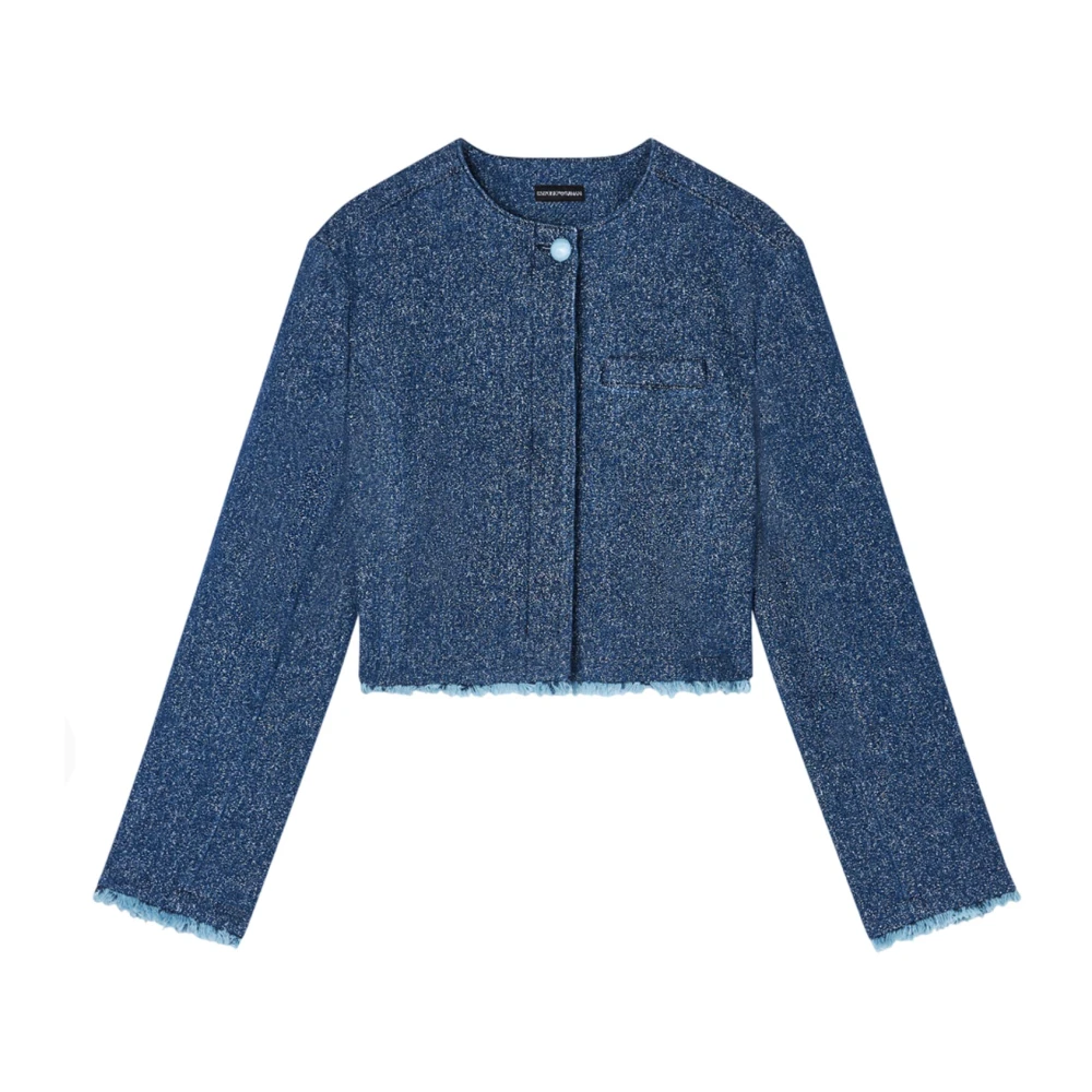 Emporio Armani Donna Blu Giacche, M, New,