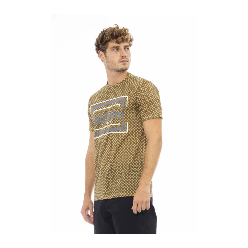 Baldinini Korte Mouw Ronde Hals T-shirt Gray Heren