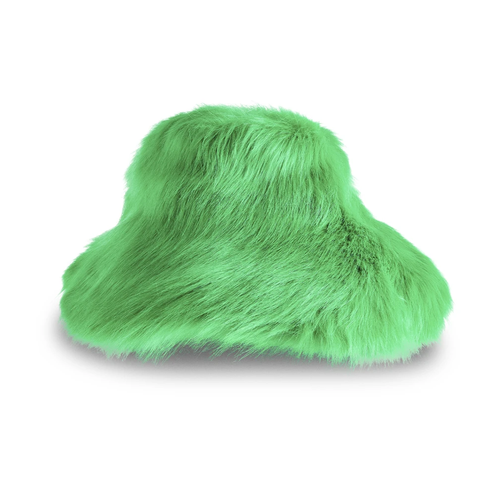 PATRIZIA PEPE Hoed donzige hoed Green Dames
