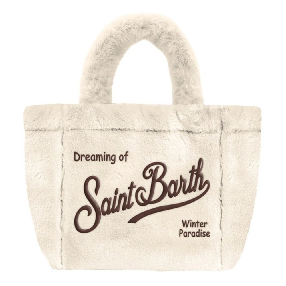 MC2 Saint Barth Zachte Mini Vanity Tas Beige Dames