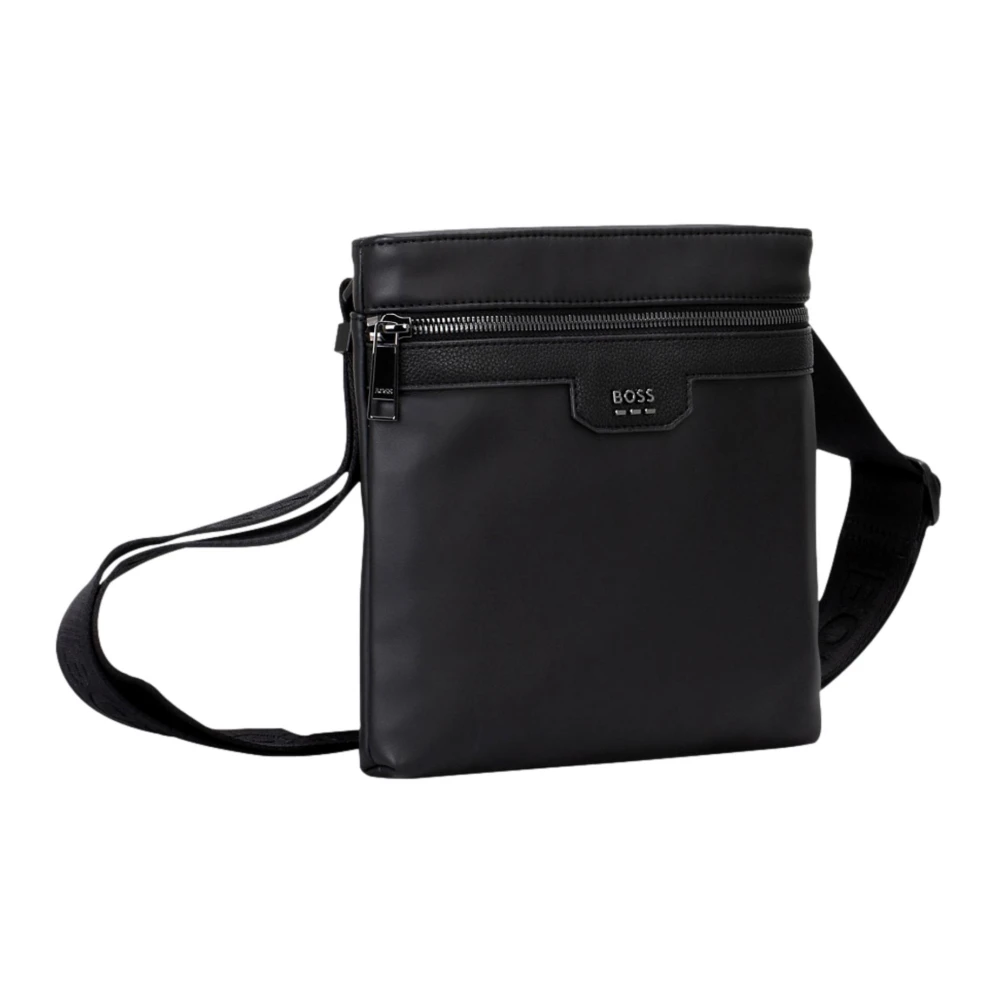 Hugo Boss Heren Jareth Envelope Schoudertas Zwart Black Heren