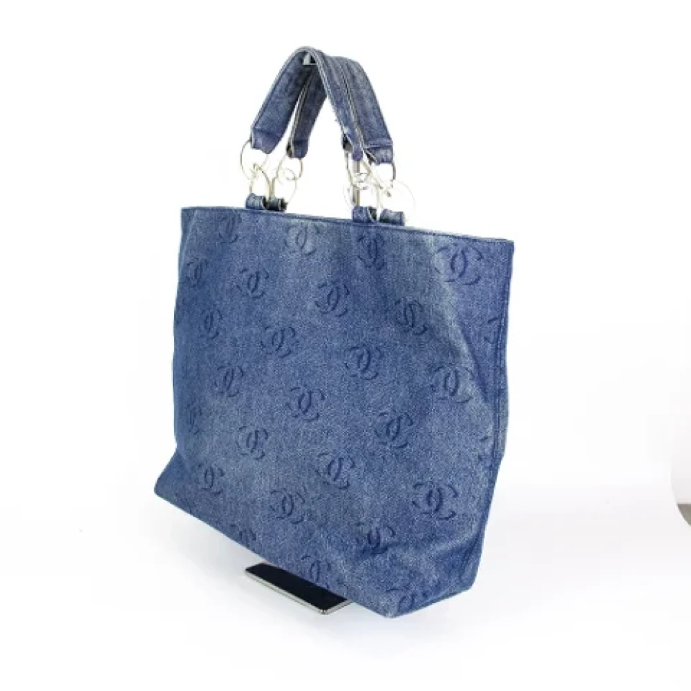 Chanel Vintage Pre-owned Denim chanel-bags Blue Dames