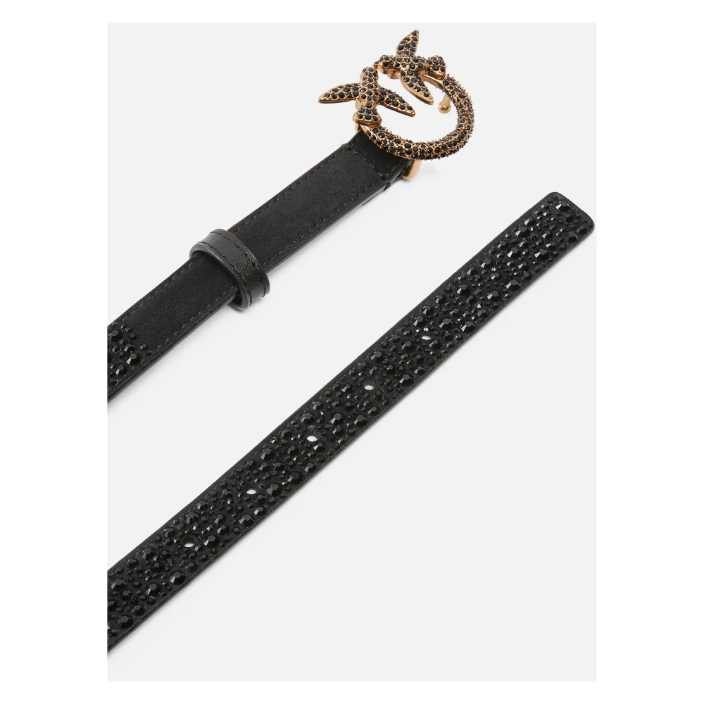 pinko Love Berry H2 Riem Black Dames