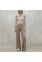 pull-a-col-roule-raye-en-maille