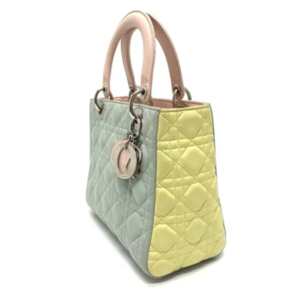 Dior Vintage Pre-owned Leather dior-bags Green Dames