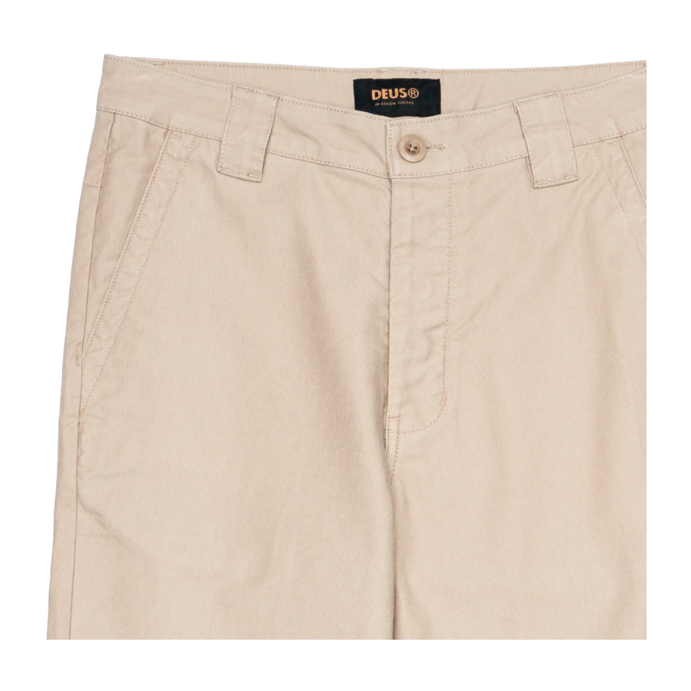 Deus Ex Machina Comfortabele katoenen broek Beige Heren