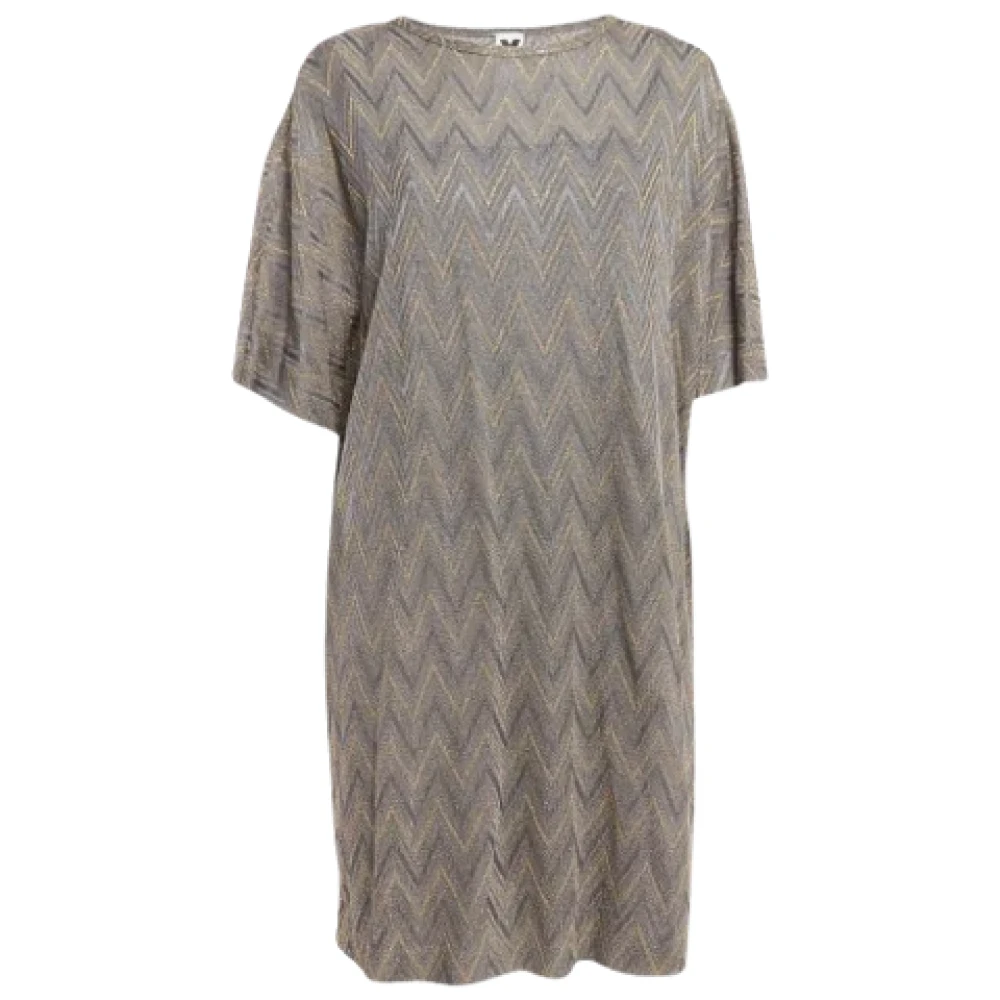 Missoni Pre-owned Fabric dresses Gray Dames