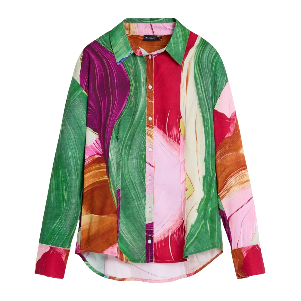 Desigual Femme Multicolor Blouses Et Chemises, E, Taille: 36 Fr Chemise Cam Tutifrutti