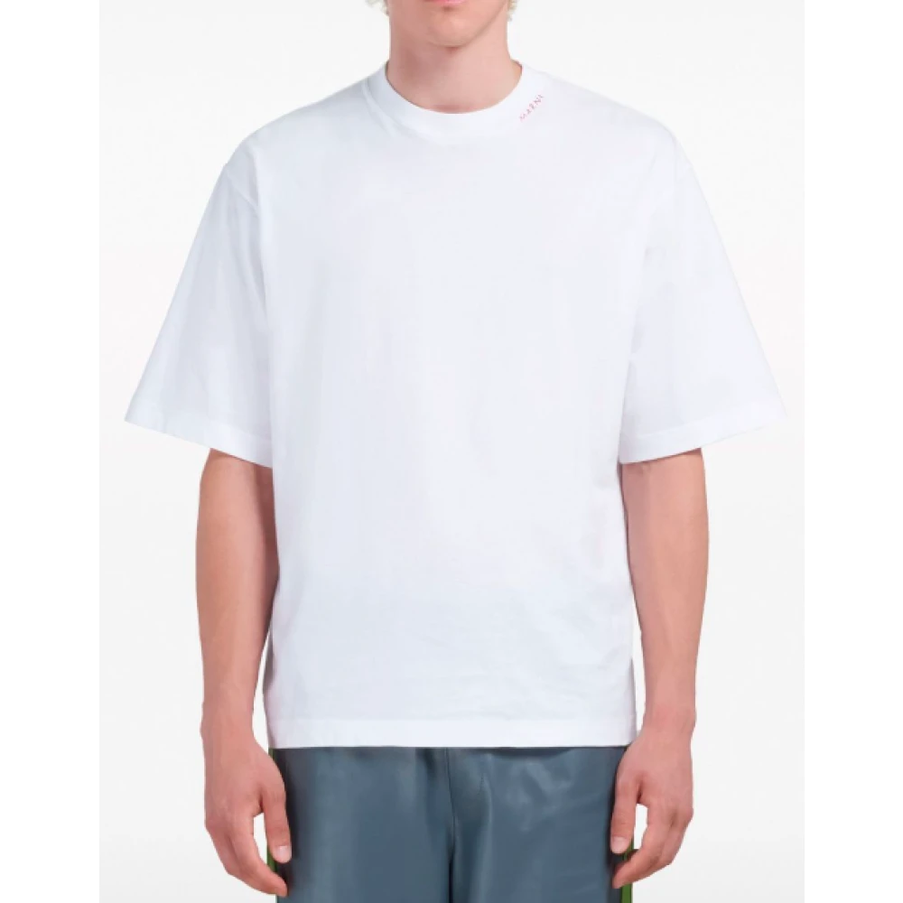 Marni Witte T-shirt 3-pack White Heren