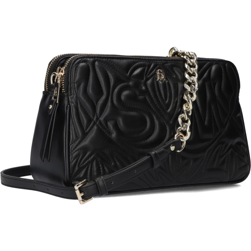 Steve Madden Zwarte Schoudertas Bportion Chic Stijl Black Dames