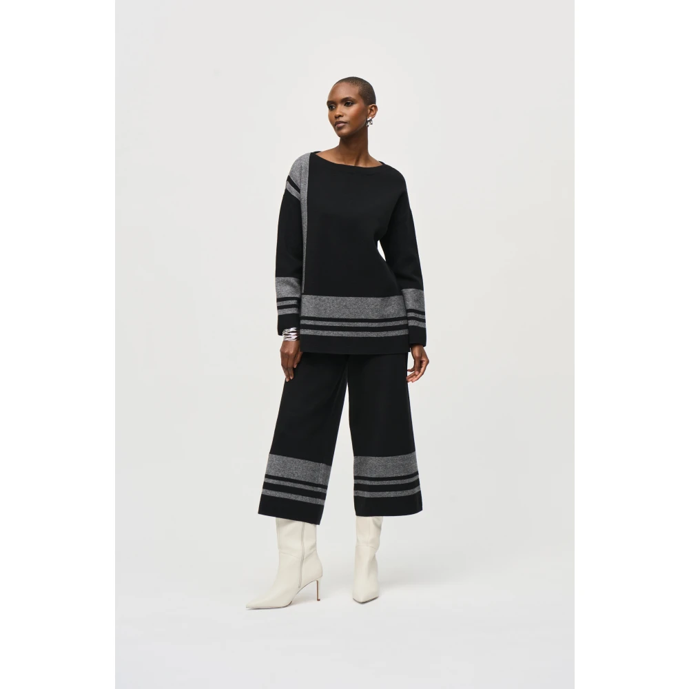 Joseph Ribkoff Stijlvolle Gebreide Trui Black Dames