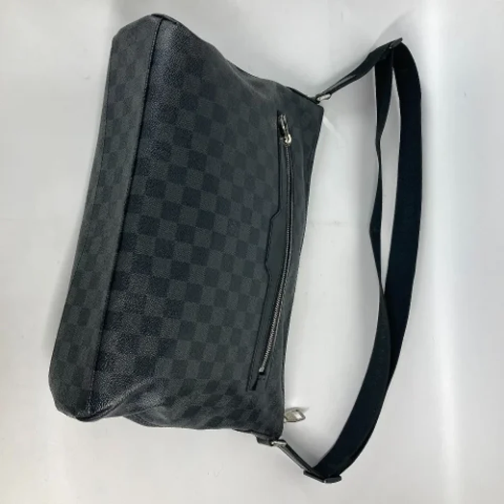 Louis Vuitton Vintage Pre-owned Cotton louis-vuitton-bags Black Dames