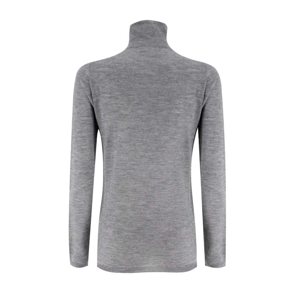 Fabiana Filippi Klassieke Turtleneck Sweater Gray Dames