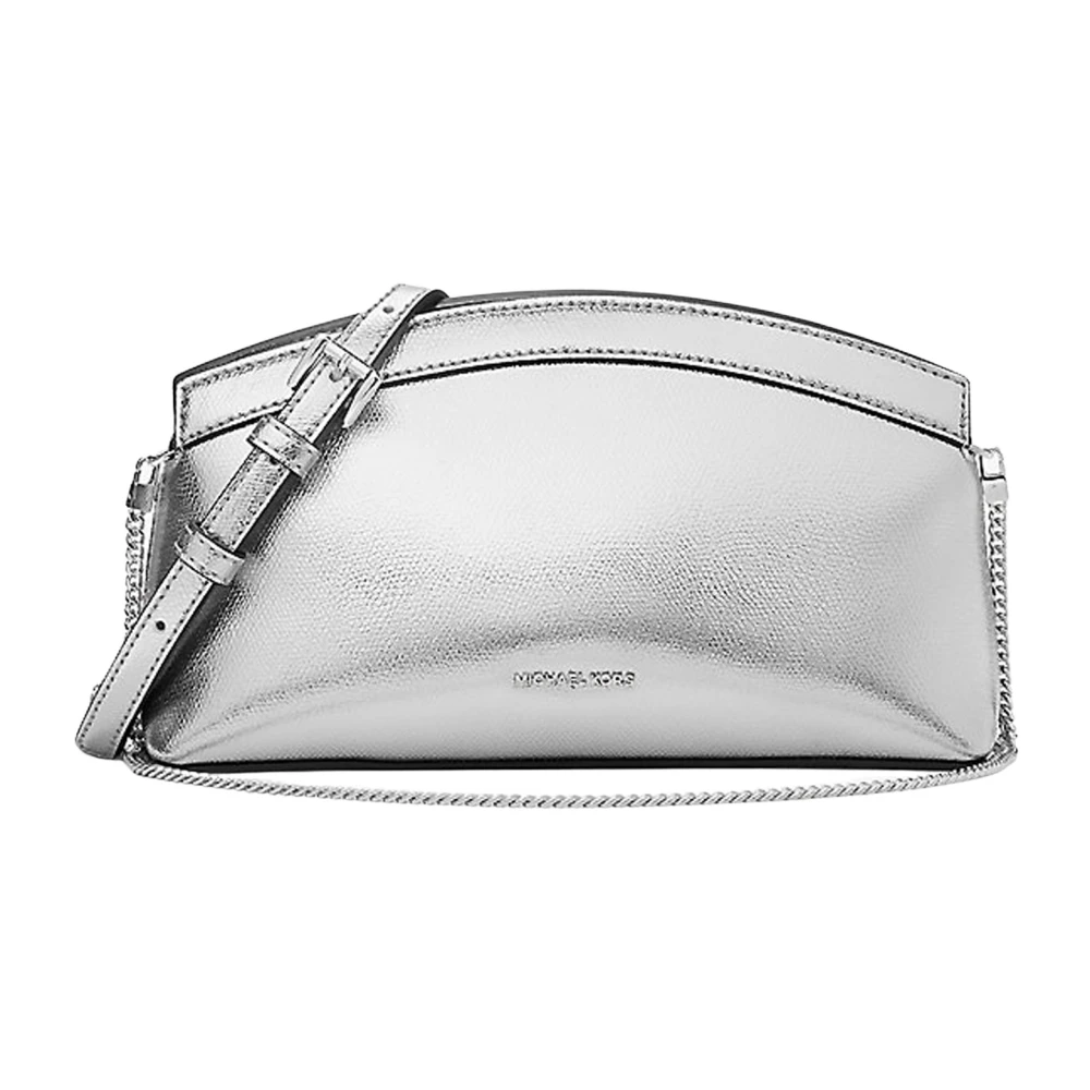Michael Kors Women's Gray Cross Body Bags, One Size, Athena Clutch