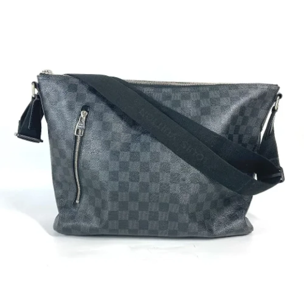 Louis Vuitton Vintage Pre-owned Cotton louis-vuitton-bags Black Dames