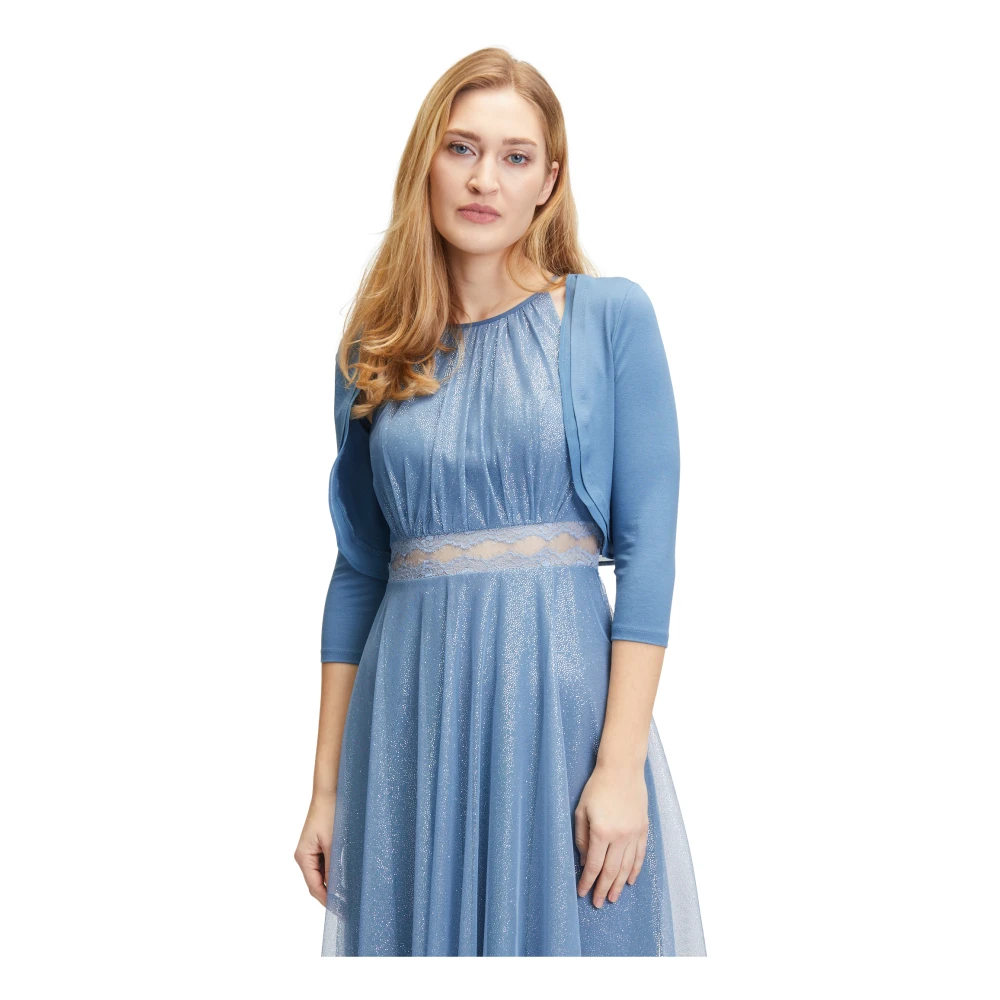 Vera Mont Aansluitende Bolero Jas Blue Dames