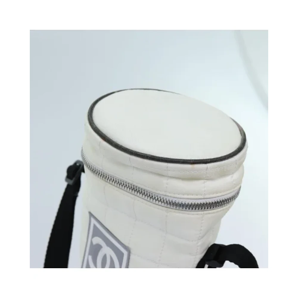 Chanel Vintage Pre-owned Nylon chanel-bags White Dames