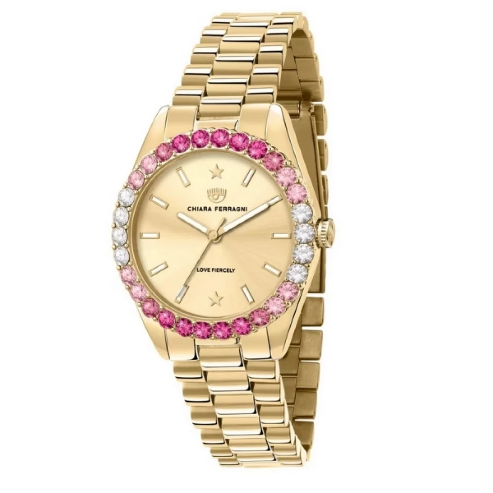 Chiara Ferragni Collection Women's Yellow Quartz Watch
