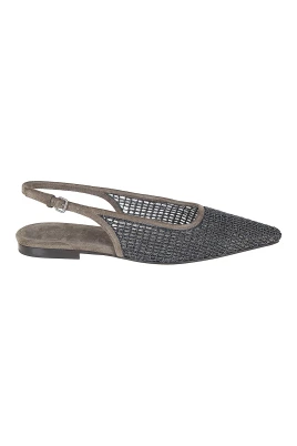 Precious Net Embroidery Slingback Ballerinaskor