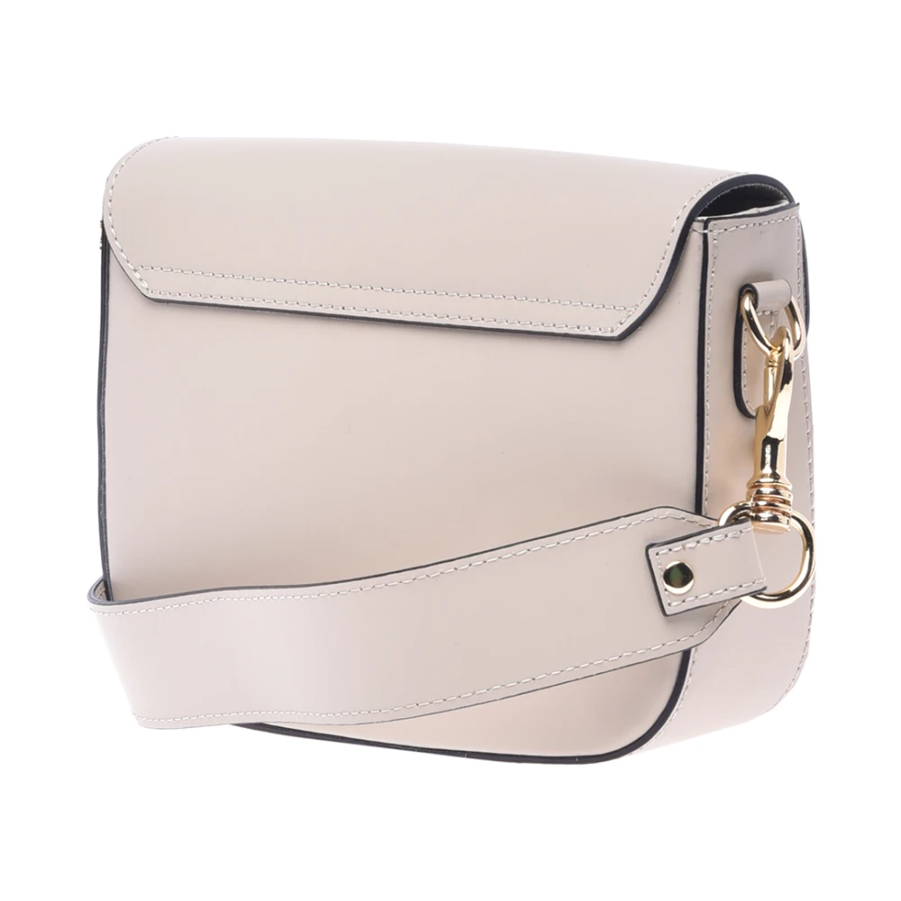 Baldinini Vanilla leather shoulder bag Beige Dames