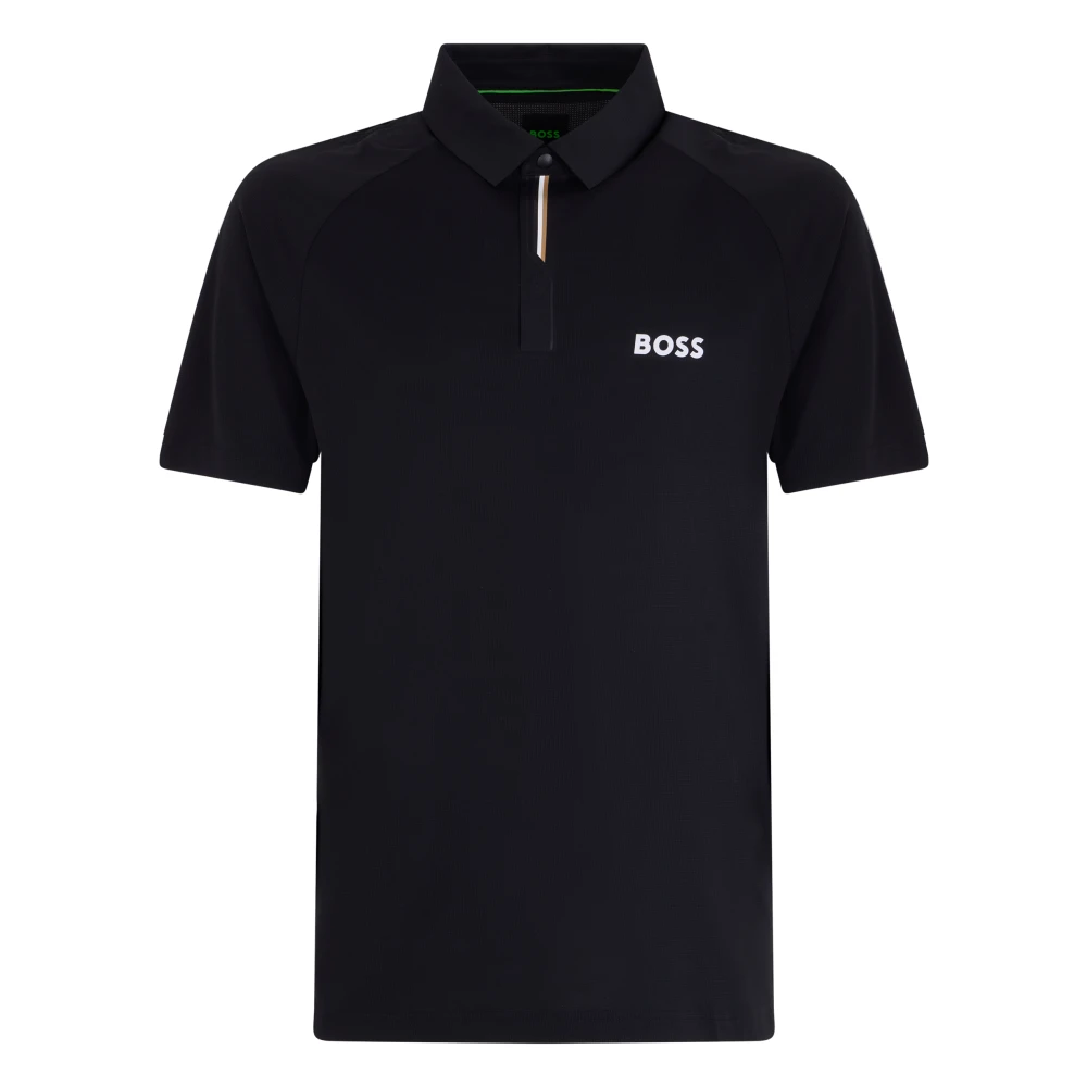 Hugo Men's Black Polo Shirts, M, Cotton Polo