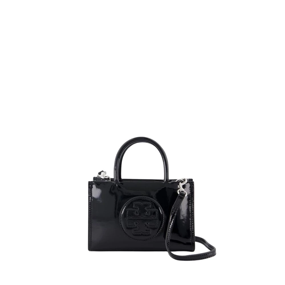 Tory Burch Mini Shopper Väska i Svart Nylon Black, Dam