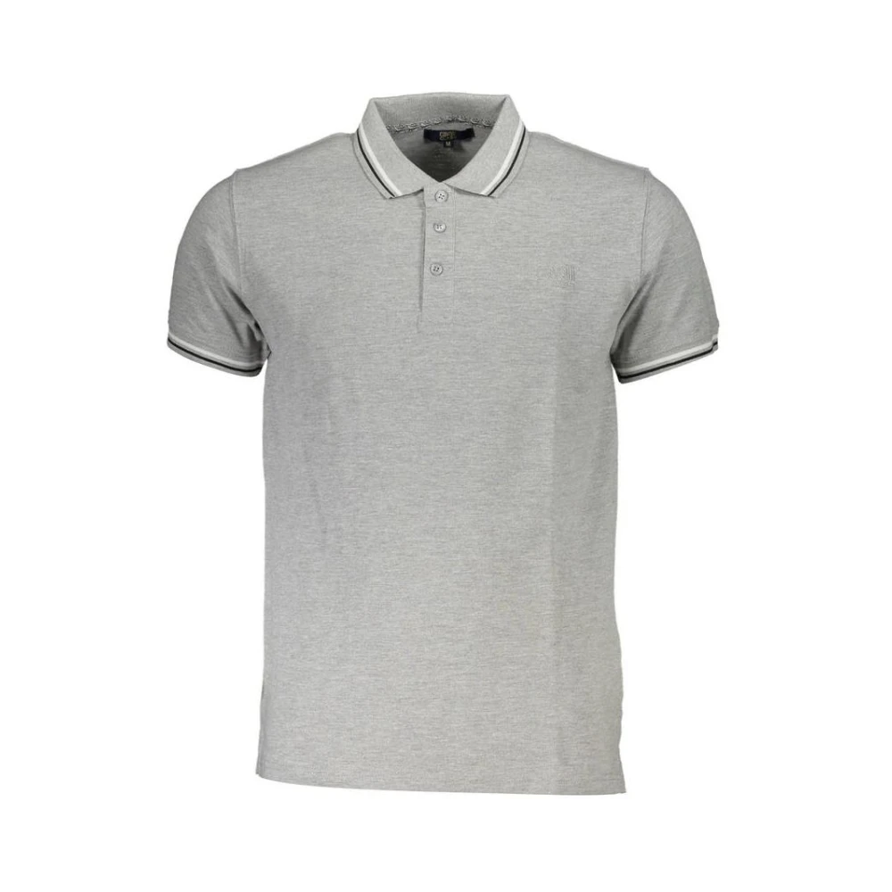 Cavalli Class Men's Brown Polo Shirt With Embroidery