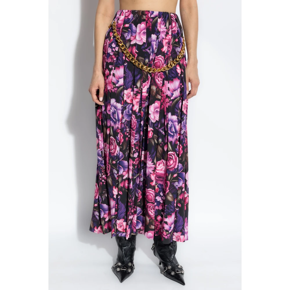 Balenciaga Rok met bloemenpatroon Pink Dames