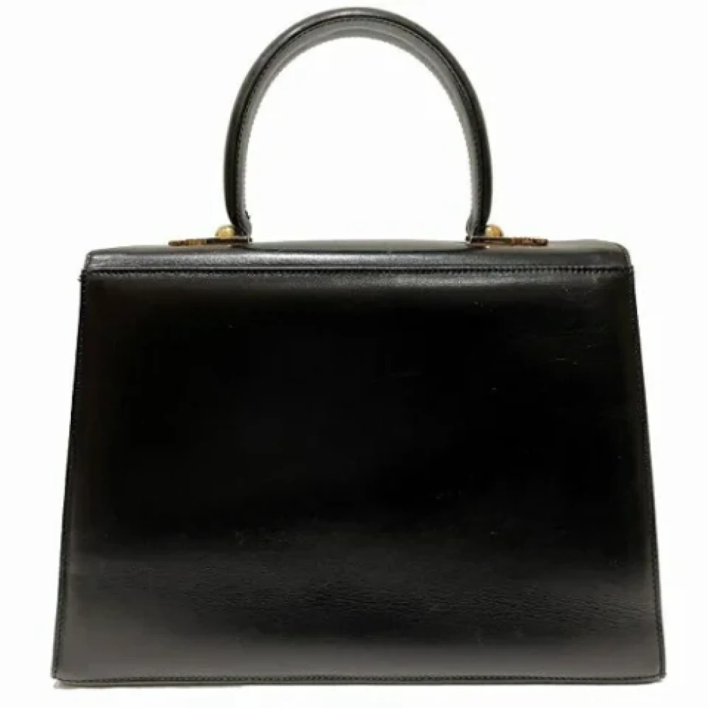 Salvatore Ferragamo Pre-owned Leather handbags Black Dames