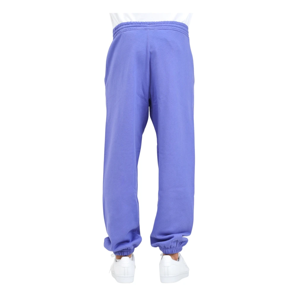 Adidas Performance Sportieve Broek Fleece Loose Purple Heren