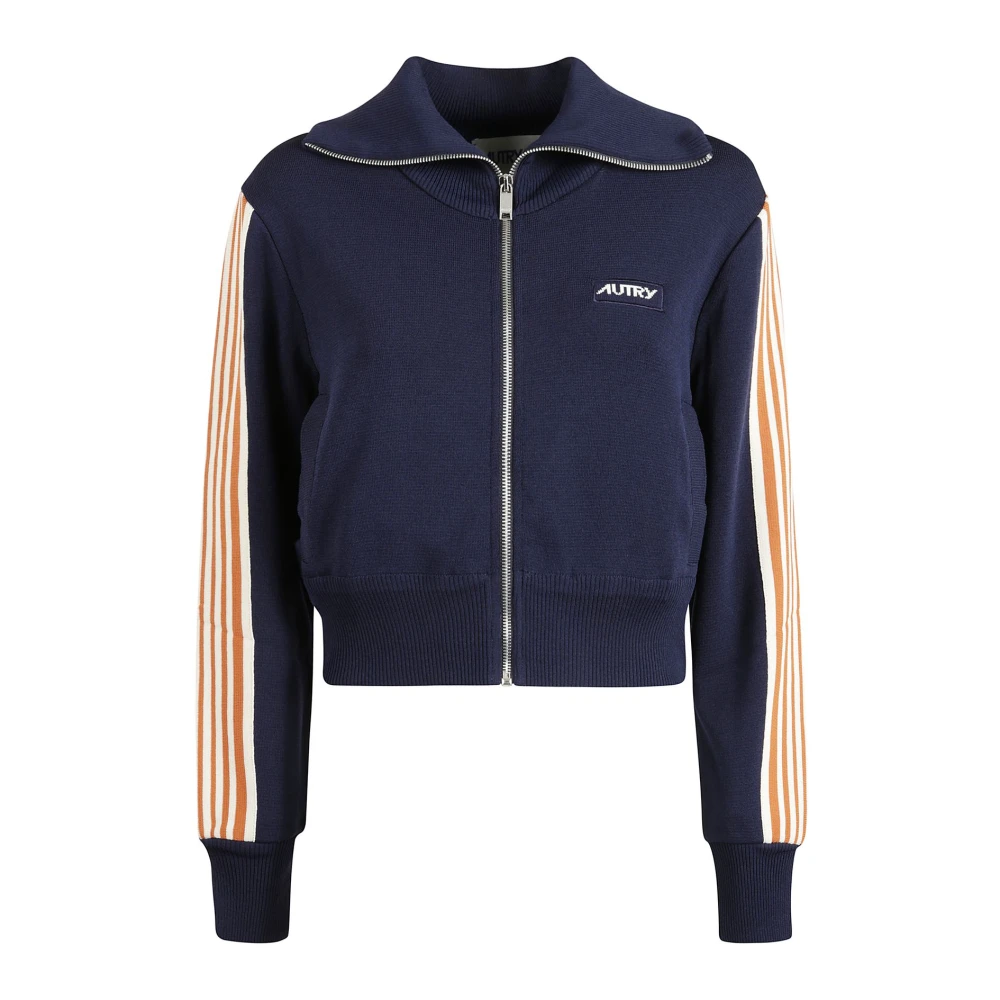 Autry Blauw Gebreid Vest Multicolor Dames
