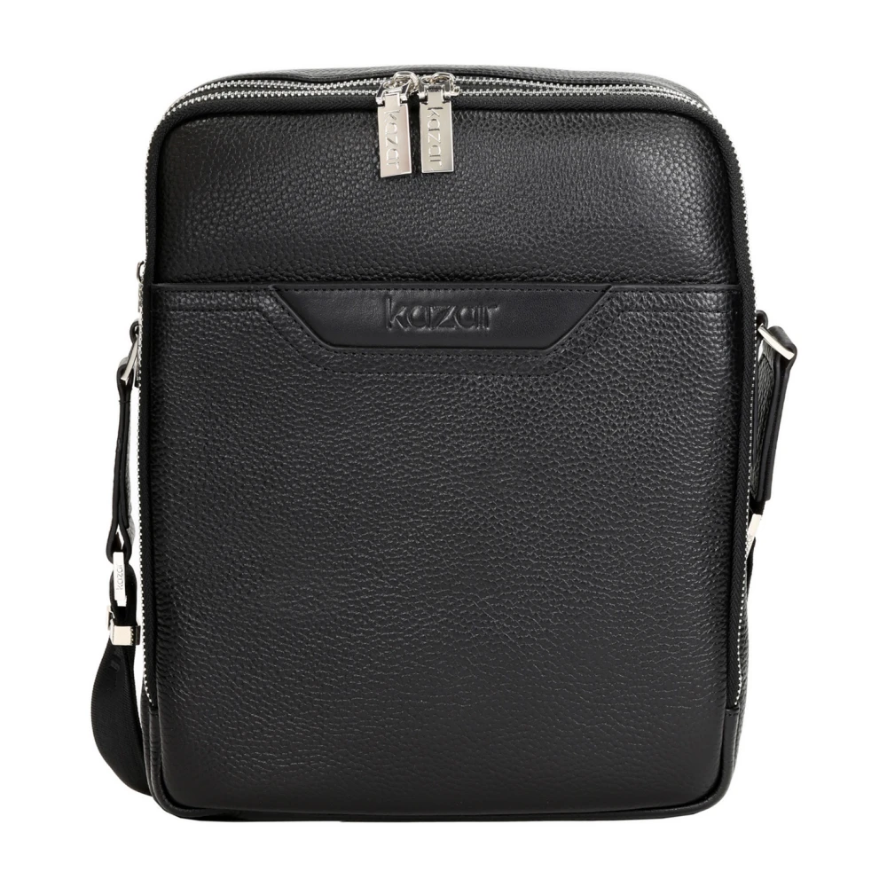 Kazar Zwarte tas voor mannen Black Heren