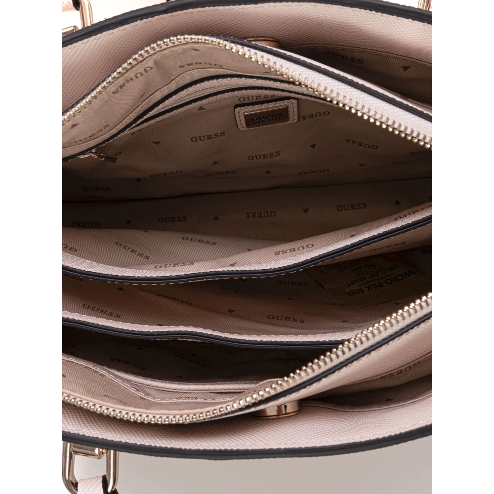 Guess Middelgrote tas met verstelbare band Beige Dames