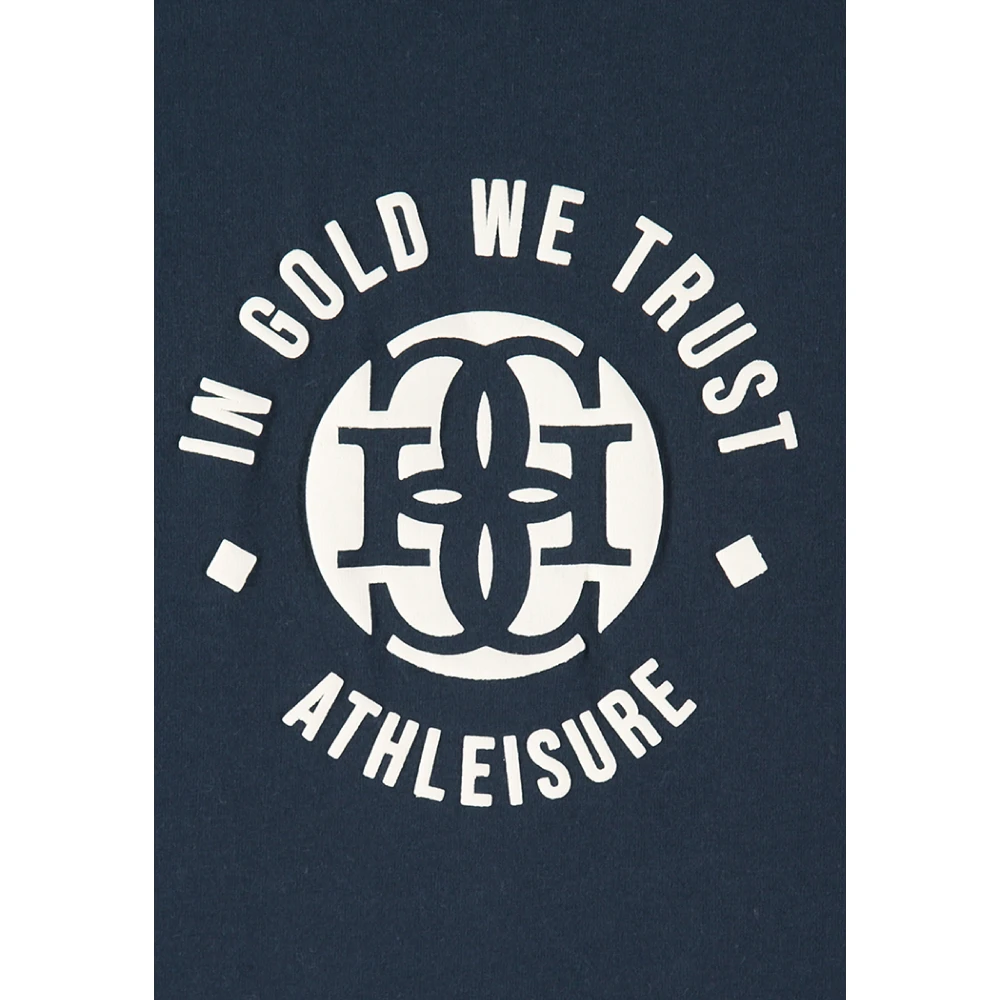 In Gold We Trust T-Shirts Blue Heren