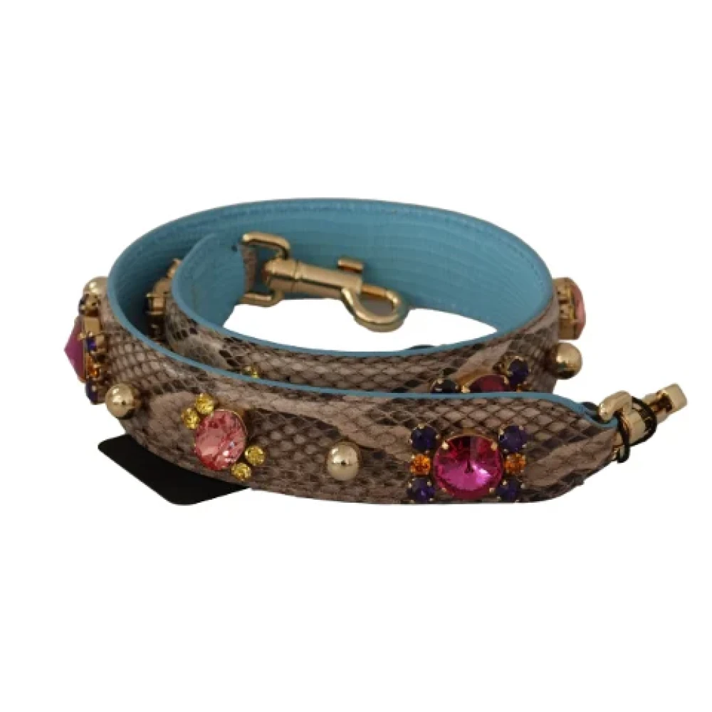 Dolce & Gabbana Pre-owned Leather home-office Multicolor Dames