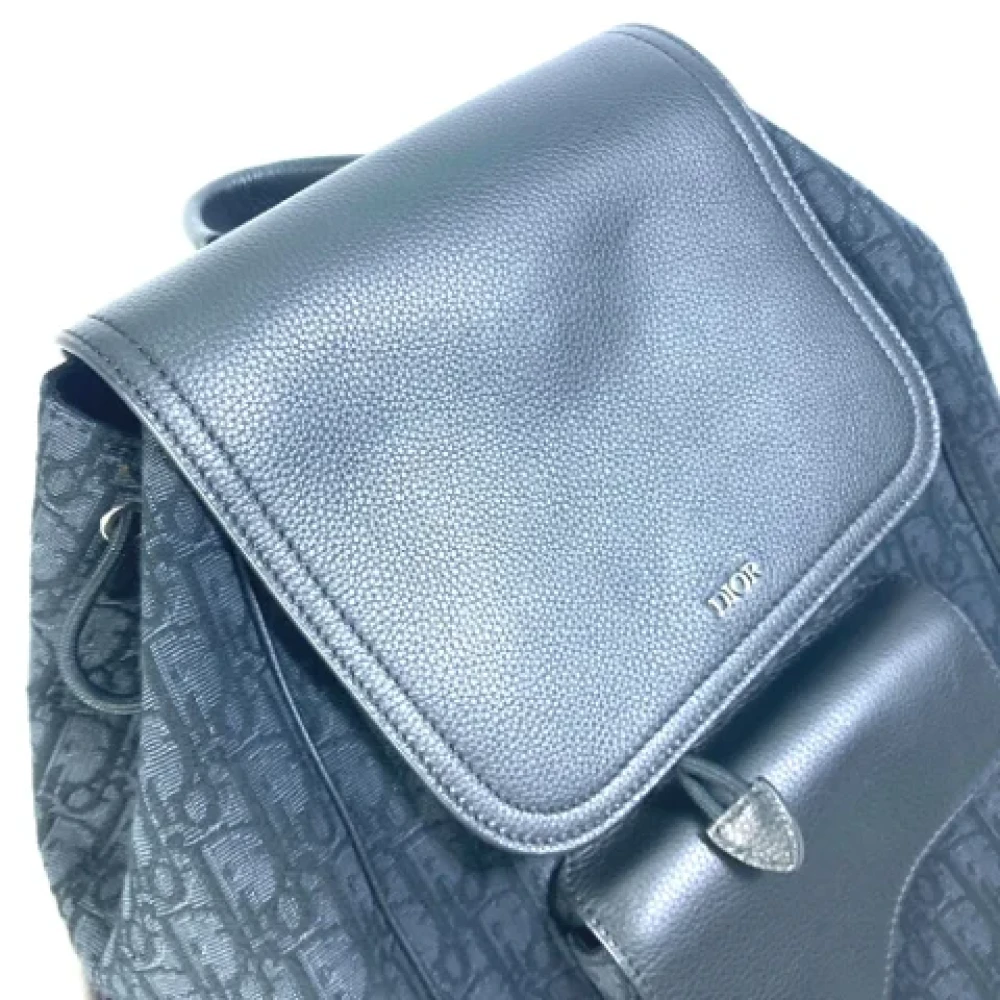 Dior Vintage Pre-owned Fabric dior-bags Blue Dames